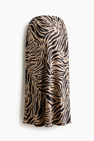 H&M MAMA Satin Slip Skirt