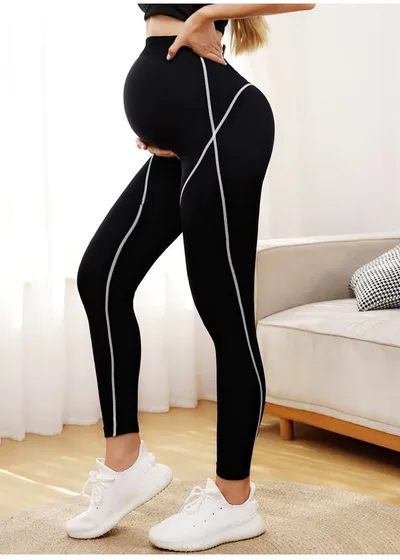Aura Maternity AURA™ Seamless Bump-Support Leggings