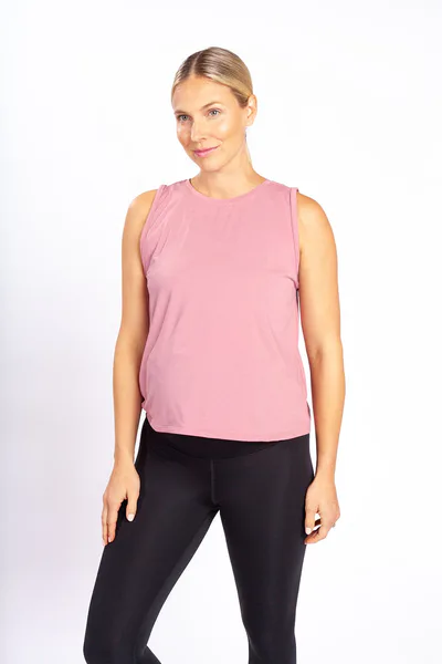 duoFit Maternity Activewear Breezy Baby Tank