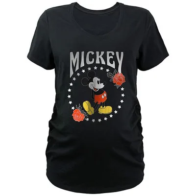 Kohl's Disney's Mickey Mouse Stars And Roses Maternity Graphic Tee