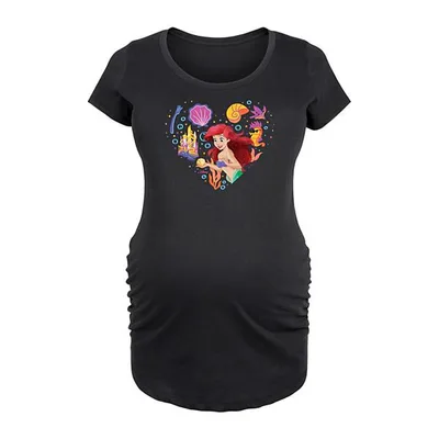 Kohl's Disney's The Little Mermaid Ariel Maternity Heart Graphic Tee