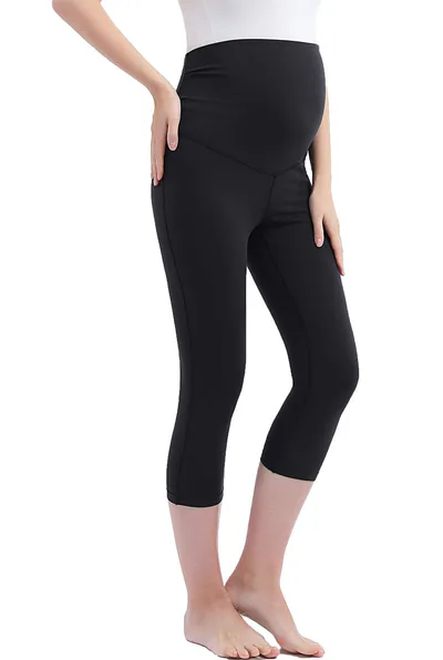 Kimi + Kai Kimi + Kai Maternity "Esi" Daily Essential Leggings (18.5" Inseam)