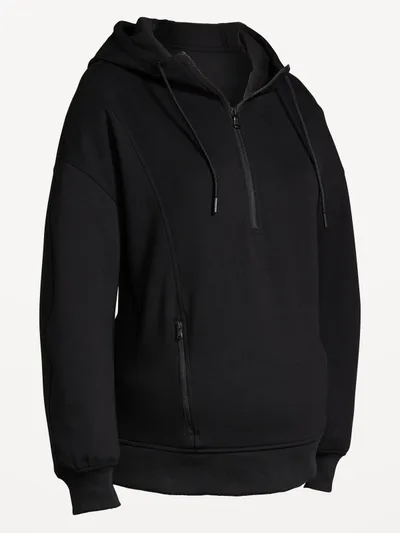 Old Navy Maternity Dynamic Fleece Half-Zip Hoodie