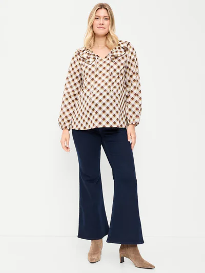 Old Navy Maternity Full-Panel Flare Leg Jeans