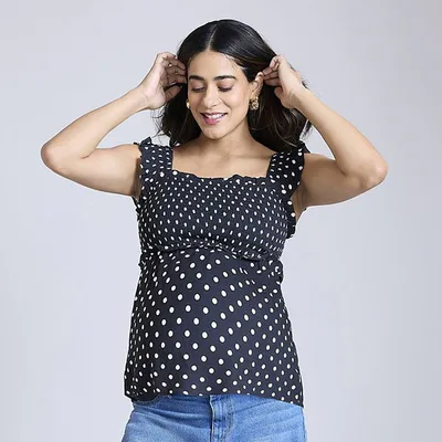 Kohl's Maternity Motherhood® Ruffle Back Detail Top