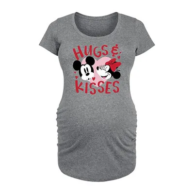 Kohl's Disney's Mickey & Minnie Mouse Maternity Hug & Kisses Graphic Tee