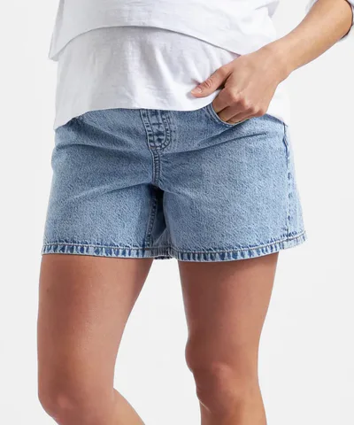 Bump City The Brookly Denim Short (Light Wash)