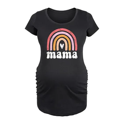 Kohl's Maternity Rainbow Mama Graphic Tee