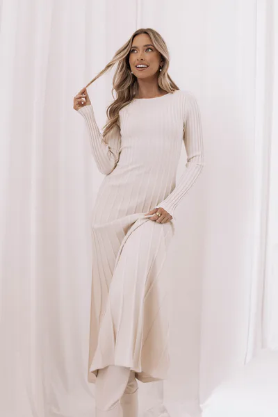 Petal & Pup Alison Long Sleeve Maxi Dress