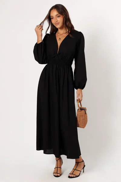 Petal & Pup Cece Long Sleeve Maxi Dress