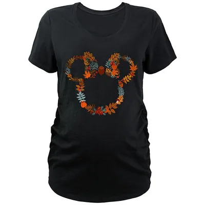 Kohl's Disney's Mickey Mouse Autumn Wreath Maternity Graphic Tee