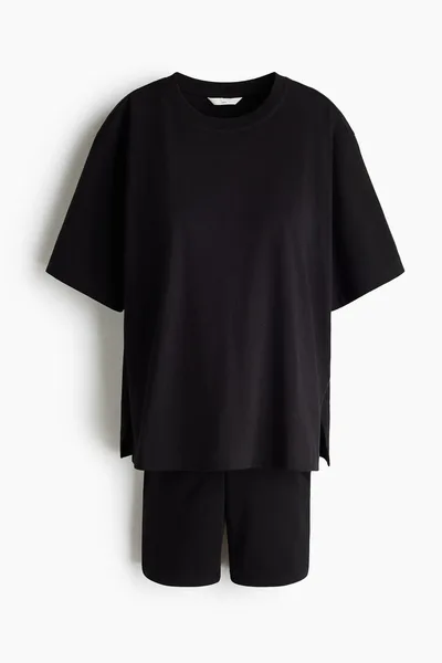 H&M MAMA 2-Piece Cotton Jersey Set