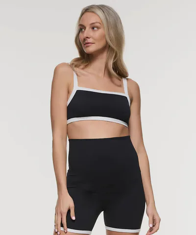 Bump City The Carly Two-Toned Active Bra