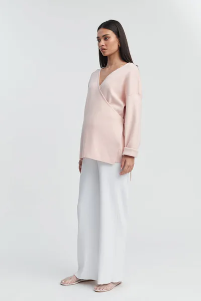 Legoe Heritage Wrap Tie Knit (Peony) - FINAL SALE
