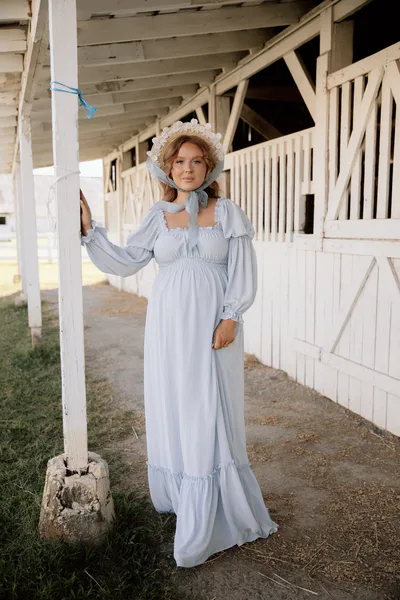 Worth Collective Eloise Maxi Dress in Dusty Blue - Bump Friendly  *9/9 PRE-ORDER*