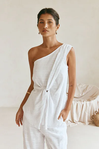 SABO Sofia Top - Plaid