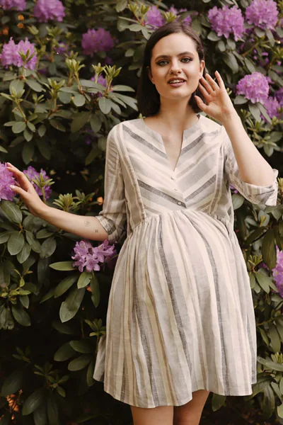 For The Creators Roma Long Sleeve Breastfeeding Dress