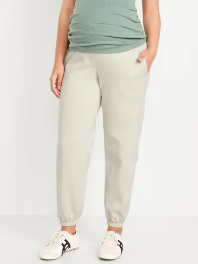 Old Navy Maternity Rollover-Waist Jogger Sweatpants