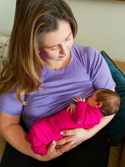 Milk & Baby Merino Wool Nursing T-Shirt