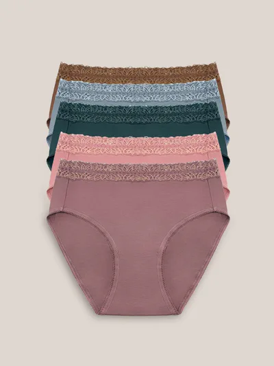 Milk & Baby High-Waisted Postpartum Underwear Pack | Dusty Hues