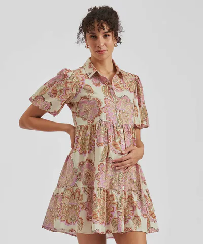 Bump City The Hope Linen Dress