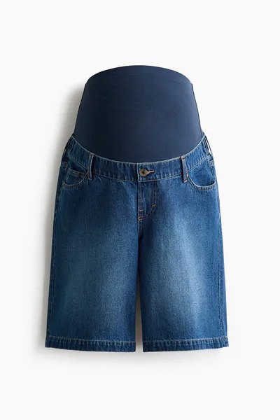 H&M MAMA Denim Bermuda Shorts
