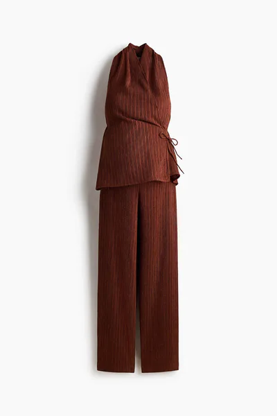 H&M MAMA 2-Piece Textured Jersey Set