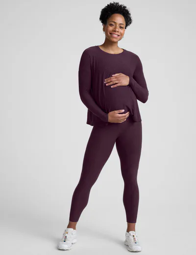Beyond Yoga Spacedye Love the Bump Maternity Pocket Midi Legging