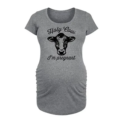 Kohl's Maternity Holy Cow I'm Pregnant Graphic Tee