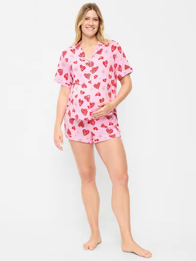 Old Navy Maternity Classic Pajama Short Set