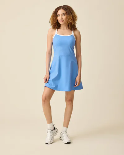 Kindred Bravely Stevie Active Racerback Nursing Dress | Harbor Blue