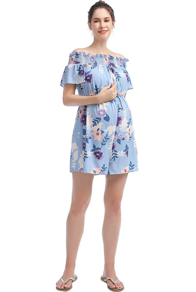 Kimi + Kai Kimi + Kai Maternity "Renee" Lounge Romper