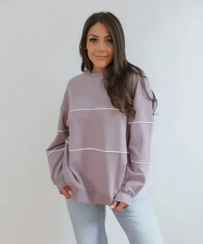 Bump City Relaxed Fit Invisible Zipper Nursing Sweatshirt