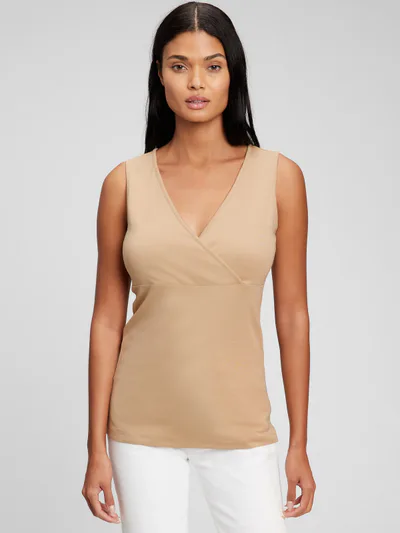 Gap Maternity V-Neck Nursing Tank Top