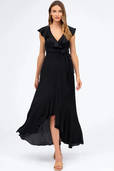 For The Creators Dorothea Black Maternity Dress