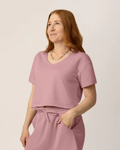 Kindred Bravely French Terry Nursing T-shirt | Light Mauve