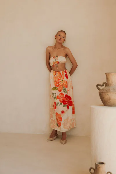 SABO Fei Dress - Petal Scarf