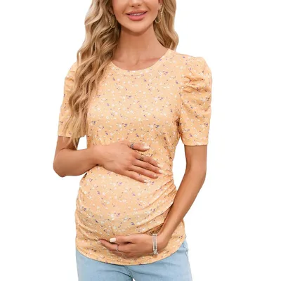 Target Maternity Tops Crewneck Pregnancy Basic Shirts