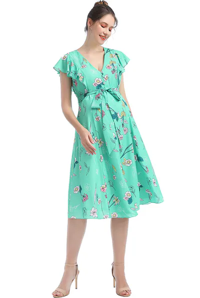 Kimi + Kai Kimi + Kai Maternity "Alaia" Nursing Dress