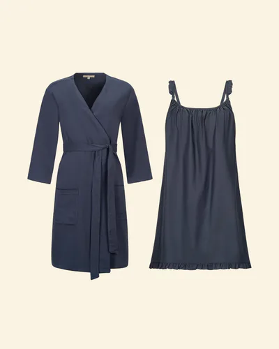 Kindred Bravely Cotton Sleep Set | Midnight Blue