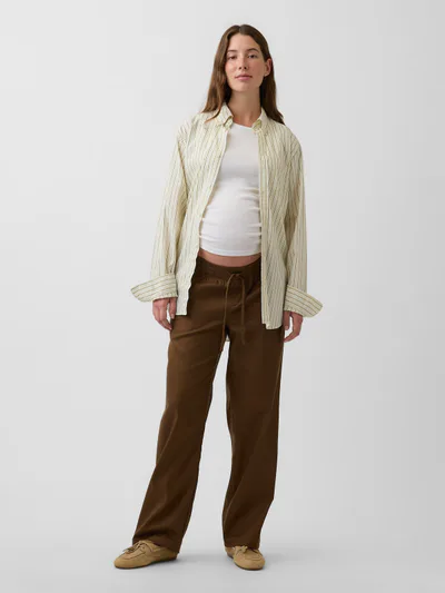 Gap Maternity Under Belly Twill Pants