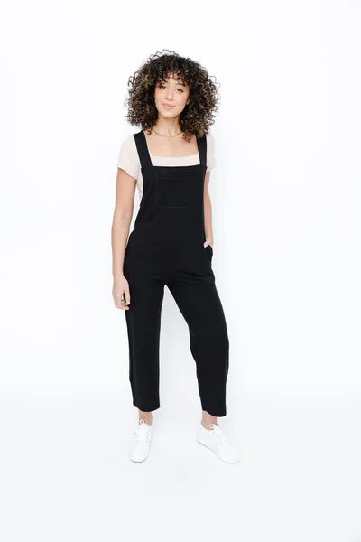 Smash + Tess Mia Romperalls in Midnight Black