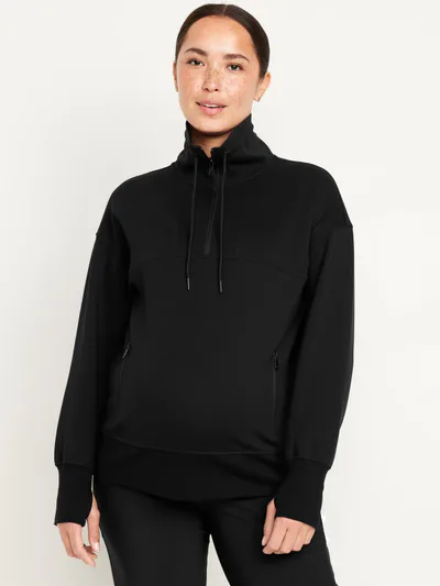 Old Navy Maternity Dynamic Fleece Half Zip