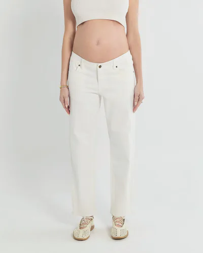 Soon Maternity Soon Slim Straight Leg Jeans (Cropped)