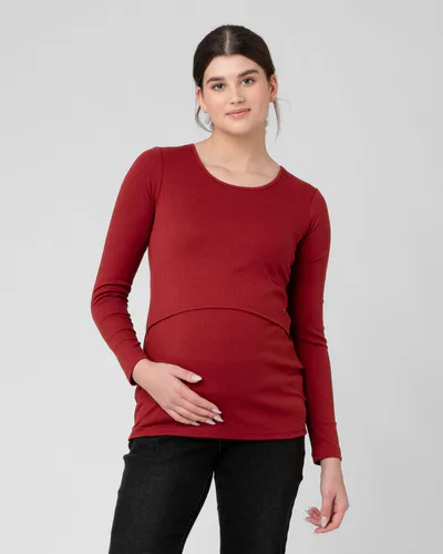 Special Addition Tessa Rib Spice Top by Ripe Maternity
