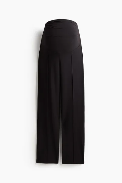 H&M MAMA Crease-Front Pants