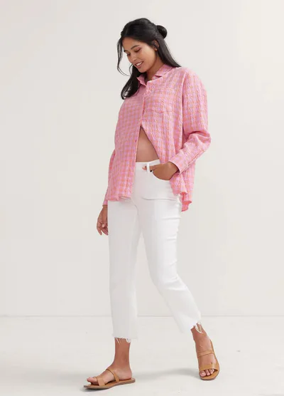 For The Creators The Crop Maternity Jeans