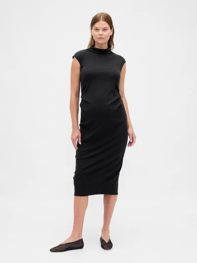 Gap Maternity Modern Mockneck Dress