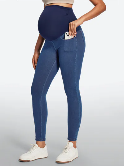 IUGA IUGA Over Belly Comfy Stretch Maternity Jeans