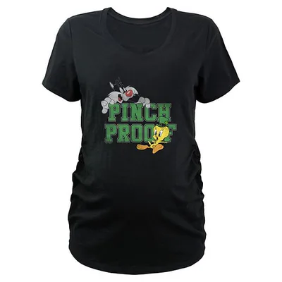 Kohl's Maternity Looney Tunes Sylvester And Tweety Bird Pinch Proof Graphic Tee